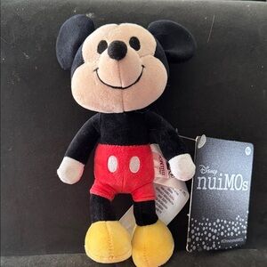 Disney Mickey Mouse nuiMOs Plush - Black, Red, Yellow, Cream - New with Tags